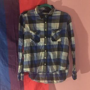 Aeropostale asymmetrical button you XL